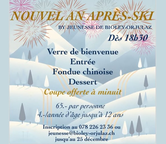 Nouvel An Après-ski - Jeunesse de Bioley-Orjulaz